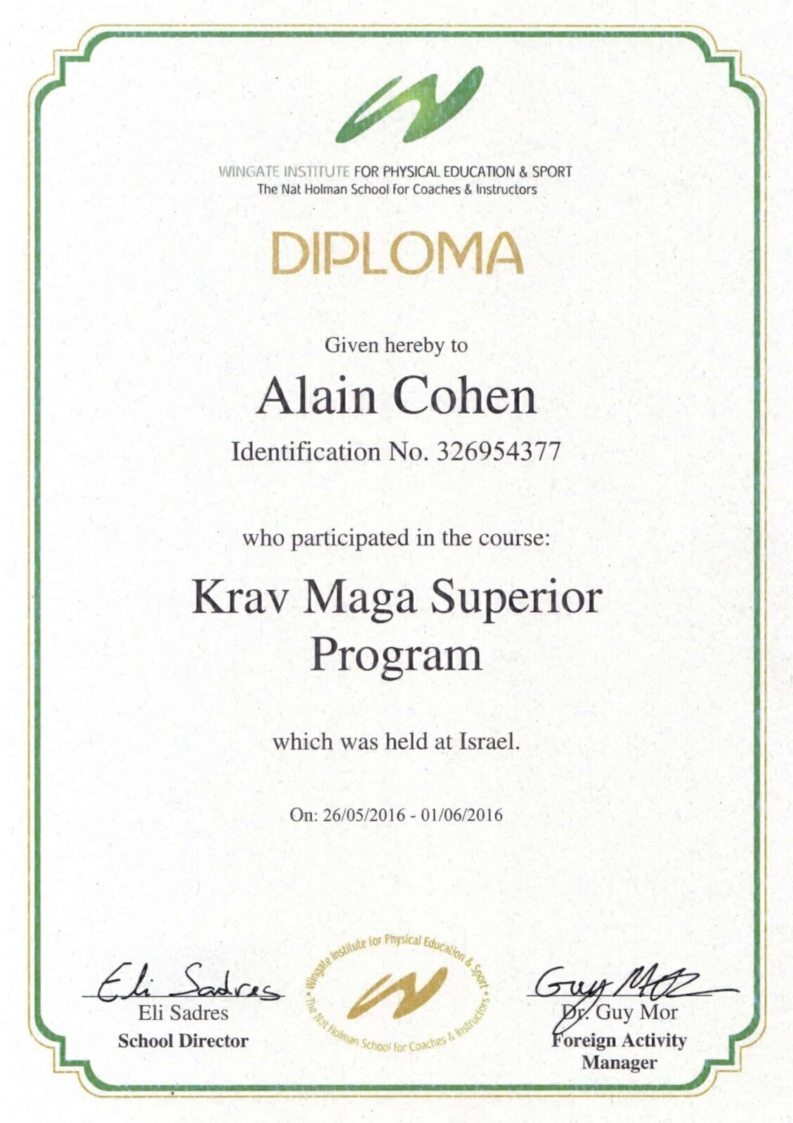 Krav Maga Superior Program